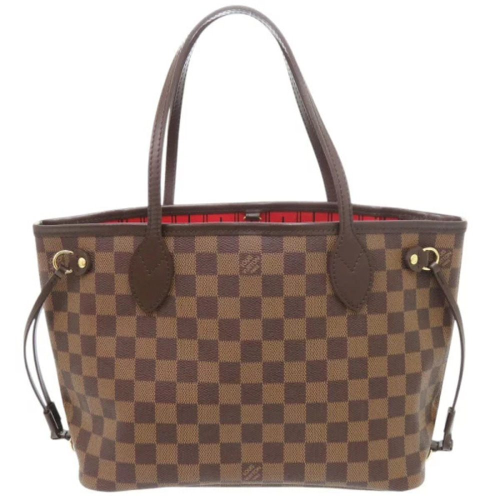 Louis Vuitton Neverfull Damier Cerise Red Tote Bag LV
